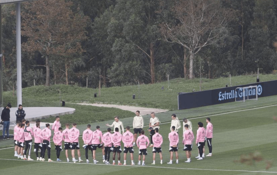 Entrenamiento Celta de Vigo