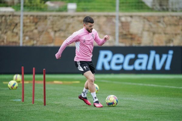 Carles Pérez entrenamiento celta