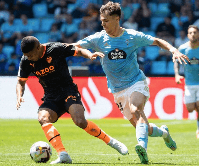 Celta de Vigo contra Valencia