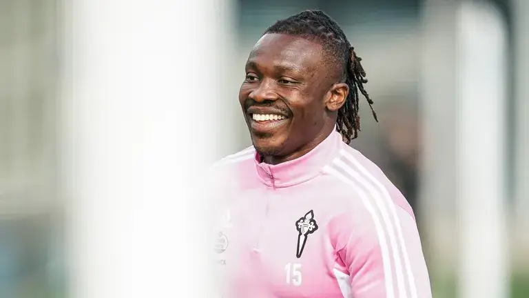 Joseph Aidoo entrenamiento