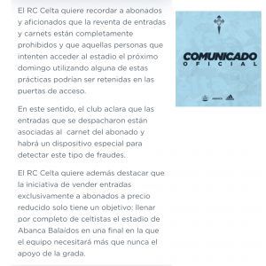 Comunicado Oficial