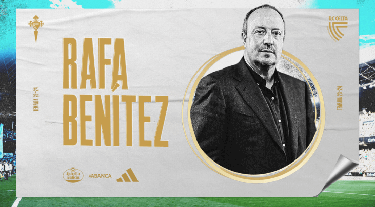 Principio de acuerdo para que Rafa Benítez sea el entrenador del Centenario del RC Celta