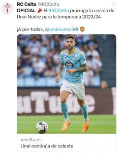1 año más de Unai en Vigo