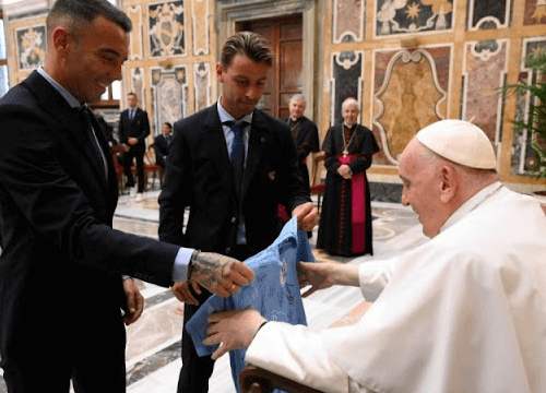 El Papa recibe al Celta de Vigo