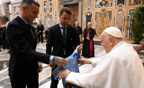 El Papa recibe al Celta de Vigo