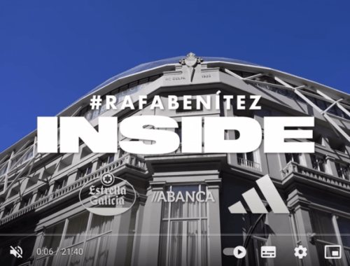 Vídeo La llegada a Vigo de Rafa Benítez