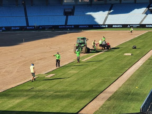El Celta renovará el césped