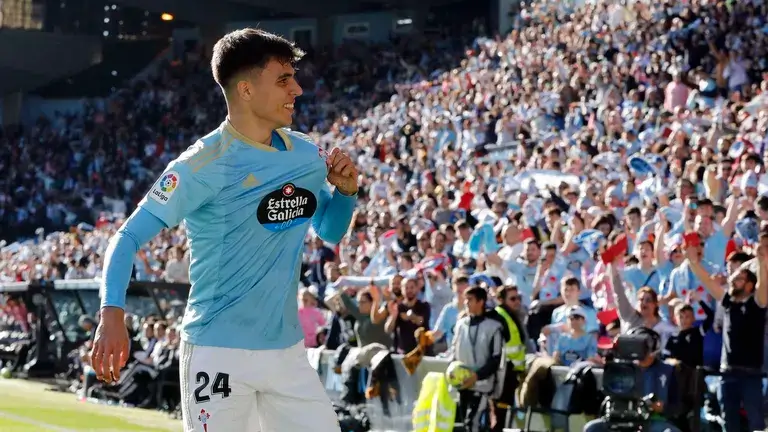 El Celta negocia la cesión de Gabri Veiga hasta final de temporada