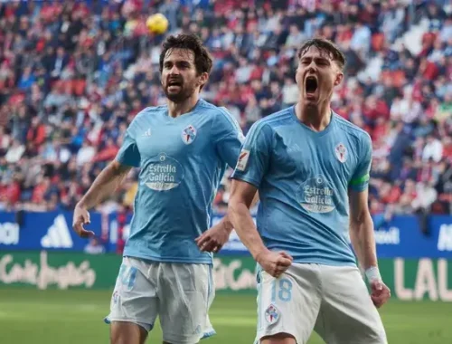 El Celta asalta El Sadar con un contundete 0-3