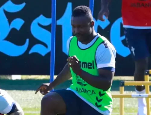 Aidoo ya entrena con el grupo