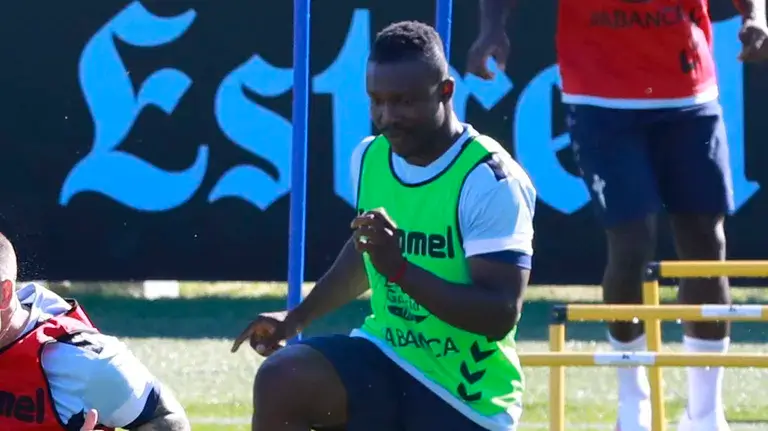 Aidoo ya entrena con el grupo