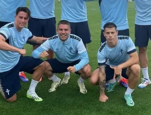 Alfon y Carreira quieren quedarse en el primer equipo del Celta
