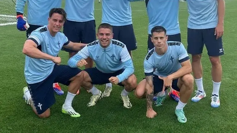 Alfon y Carreira quieren quedarse en el primer equipo del Celta