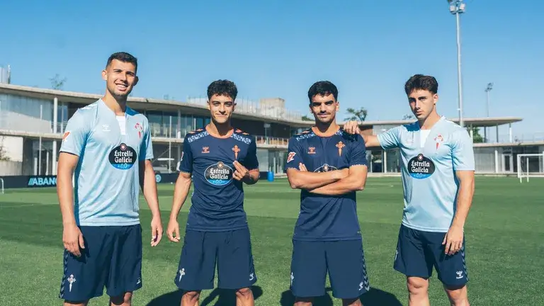 jugadores del primer equipo del Celta a todos los efectos